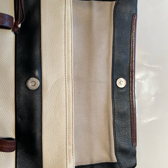 Radley London Leather Bag Black and Ivory Stripe - Picture 5 of 9